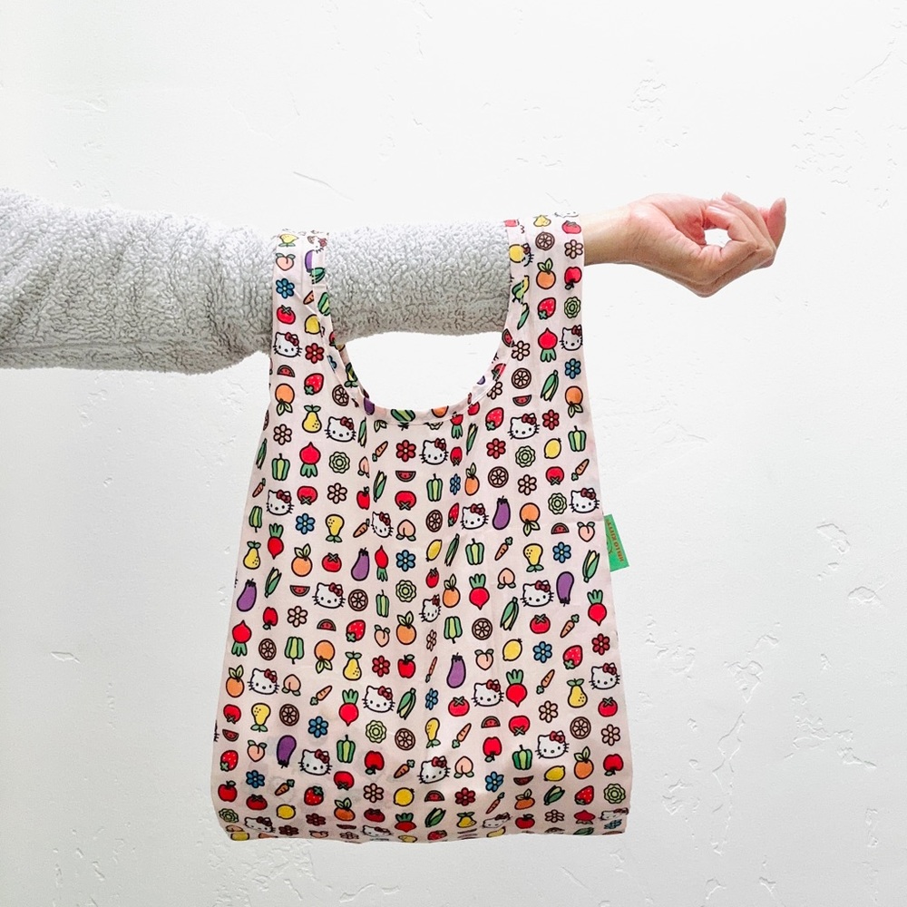 BAGGU BABY Hello Kitty Icons Pink Reusable Tote Bag - Picture 2 of 10